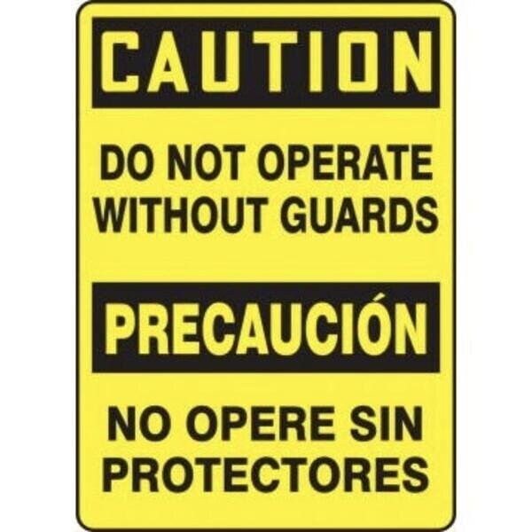 Accuform Caution Sign, SBMEQC721XV SBMEQC721XV - main